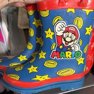 Nintendo Mario Blue and Red Kids Shoes